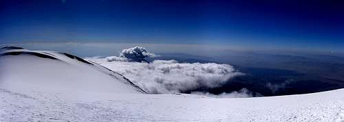 above Ararat Mt 5165m.