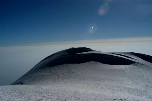 summit of Ararat mt 5165 m.