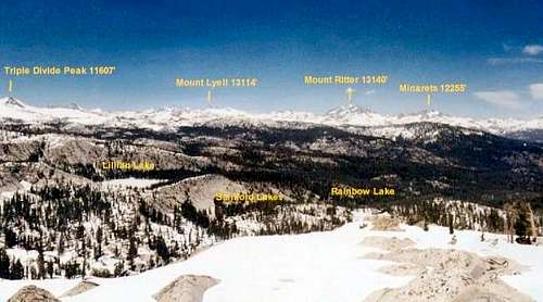 View of Mount Lyell group,...
