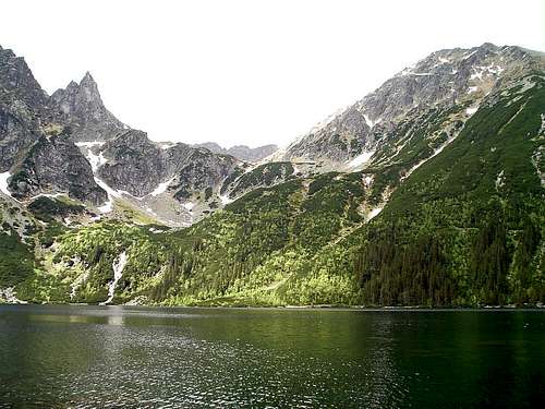 Mnich (Monk) and Miedziane - towards west from Moko