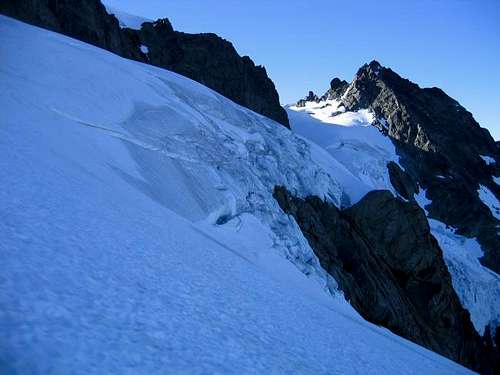 Upper Curtis Glacier with the...