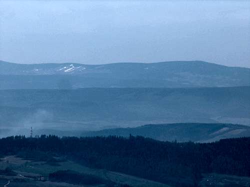 Orlickie mountains from Kalenica