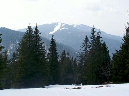 Velika Kopa as seen from Mali Crni vrh