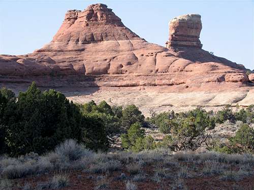 Formations near the First Slick Rock Pass