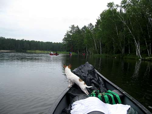3 days trip on canoe