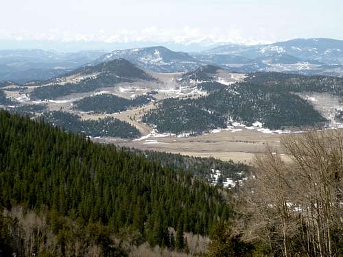 South from east ridge