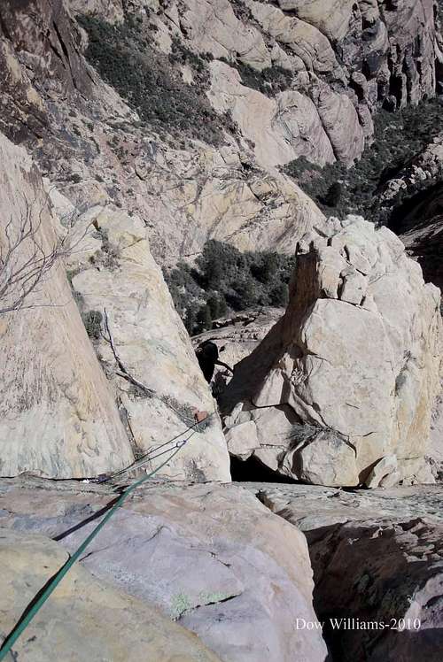 Paiute Pillar, 5.9R