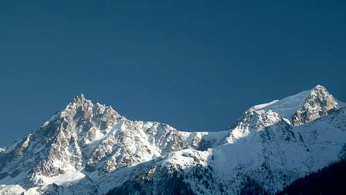 Miguille de Midi & Mont Blanc du Tacul 