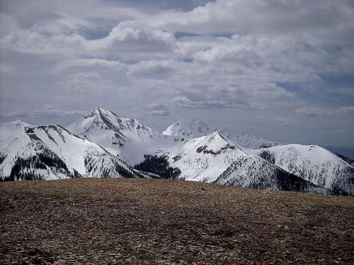 Belnap and Baldy from the North
