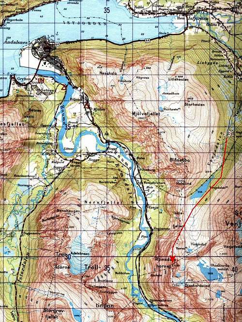 Romsdal Map