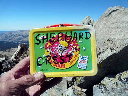 Shepherd Crest summit register