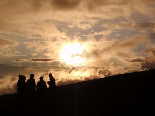 Horombo Huts Sunset