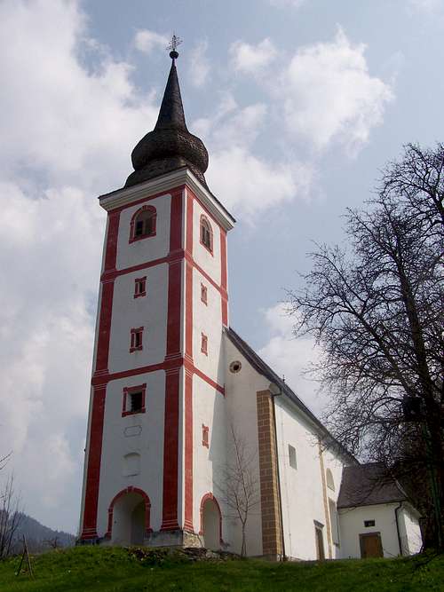 The St Leonard church in Mislinja