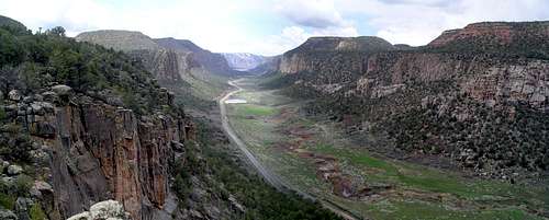 Unaweep Canyon from Quarry Wall
