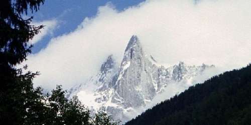 View of the petit Dru, West...