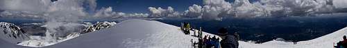 Mt St Helens Summit Panaroma