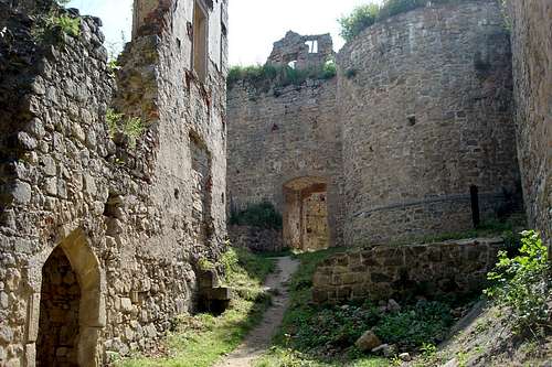 Ruins of castle Cymburk