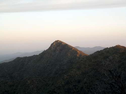 First light on Samon Peak