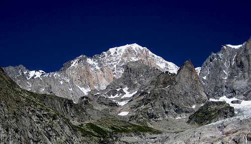 View of Mont Blanc from Val Veny - 2008