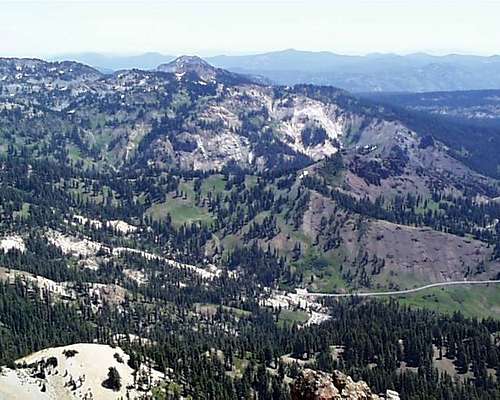 The view east from the summit...
