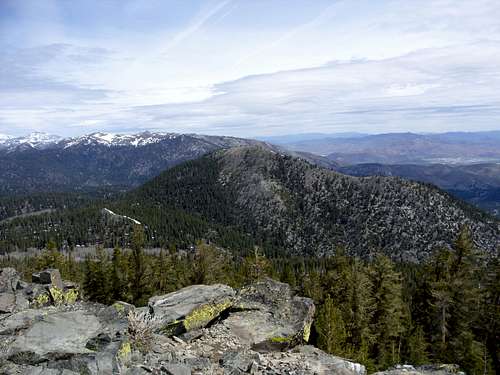 Duane Bliss Peak from the summit of South Camp Peak
