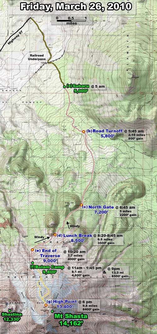 Mt Shasta Tragedy - Day 1 (Far)