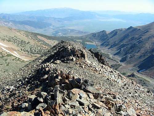  The summit ridge of Tamarack...
