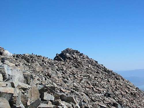  The summit knoll of Tamarack...