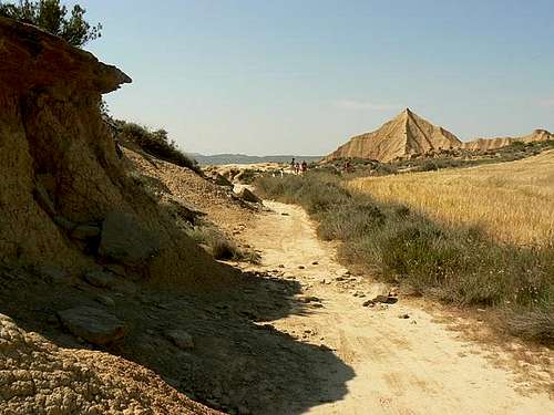 Landscape of the Bardenas 