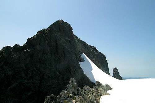 Summit pinnacle of Whitehorse...