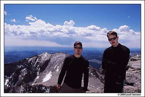 ahansen54 and I on the summit...