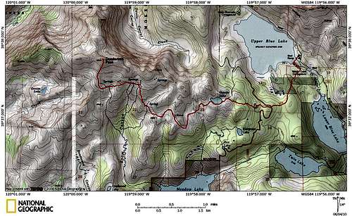 Deadwood Peak route