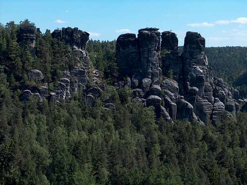 View from Bastei 