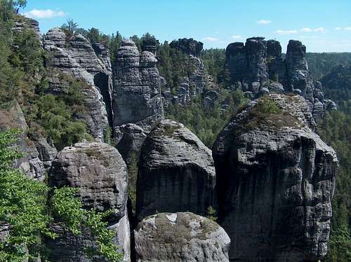 View from Bastei 