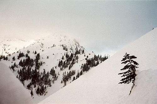View of Lundin Peak from the...