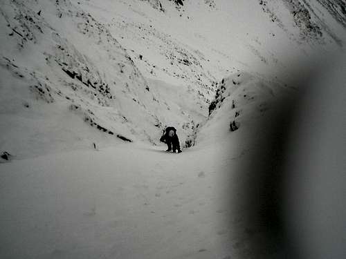 Nethermost gully, lake district