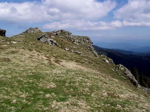 The summit of Glitzfelsen