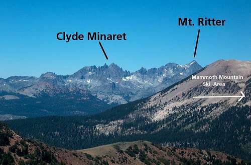 The minarets, including Clyde...