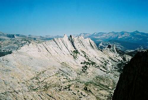 Matthes Crest from the summit...