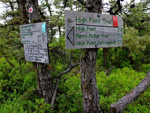 Trail Signs In The Shawangunks