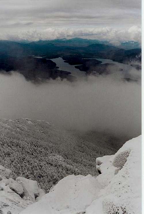 Lake Placid from Summit -...