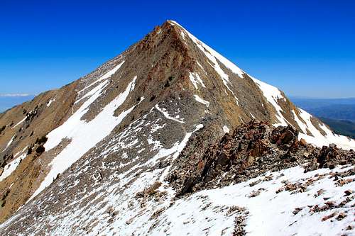 Nebo's summit pyramid.
