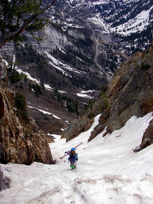 Hiking the Suicide Chute