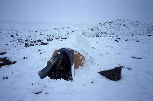 Snow at Base Camp