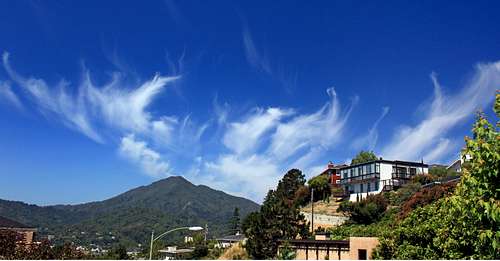 Spirit clouds over Mt. Tamalpais