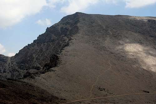 West slopes of Mulhacén: the normal route