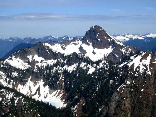 Alaska Lake and Mount Thomson