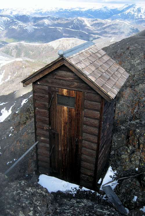 Windy Mountain outhouse