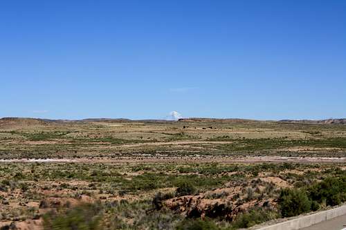 Atacama Desert with Sajama in the distance