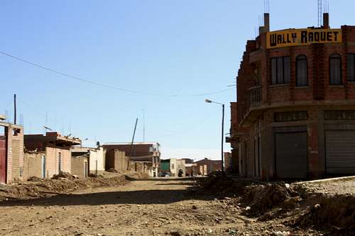 Streets of El Alto, Bolivia